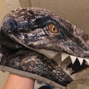 Reptile-Themed Plush Hand Puppet